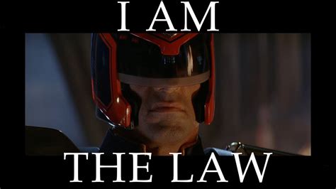 Judge Dredd I Am The Law YouTube