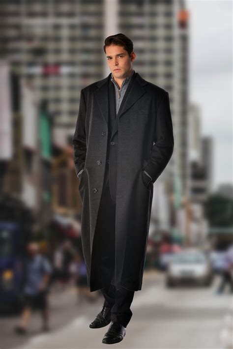 Mens Full Length Topcoat In Pure Cashmere Cashmere Boutique