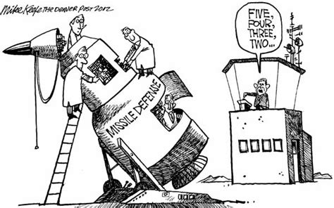 Missile Defense Mike Keefe Political Cartoon 12202002