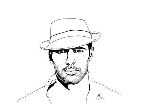 Handsome Man With Panama Hat By Thestralwizard On Deviantart