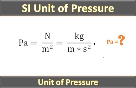 Unit Of Pressure Si Unit Of Pressure The Instrument Guru