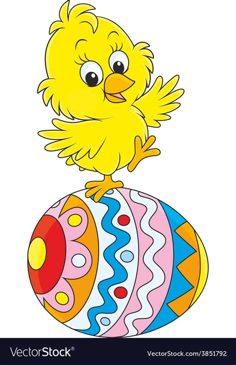 Easter Chick Royalty Free Vector Image VectorStock