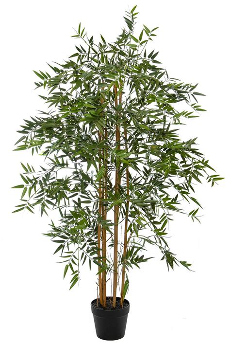 Outdoor Uv Artificial Bamboo Tree 180cm Fire Retardant Artificial Green