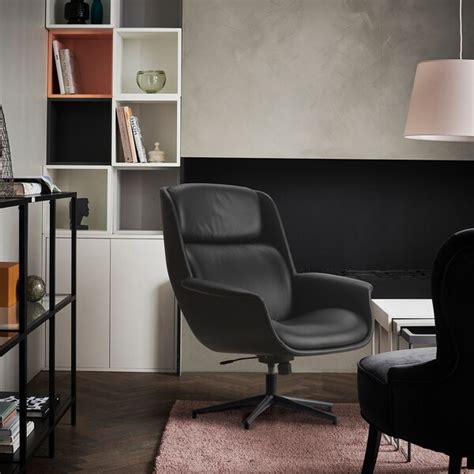 Click on image to zoom. ÄLEBY Swivel armchair - Grann, Bomstad black - IKEA