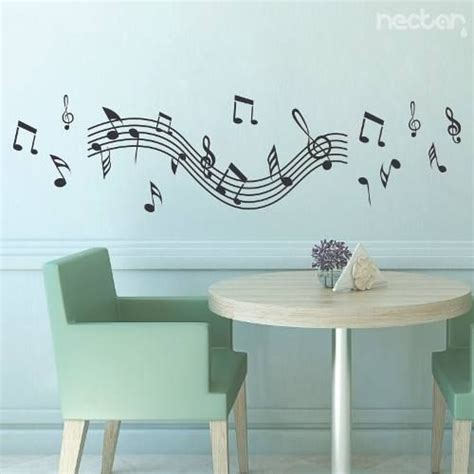 Vinilo Decorativo Notas Musicales Vn030 56x 100cm 30900 Cafe