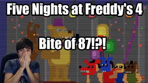 Five Nights At Freddys 4 The Bite Of 87 Reaction Youtube