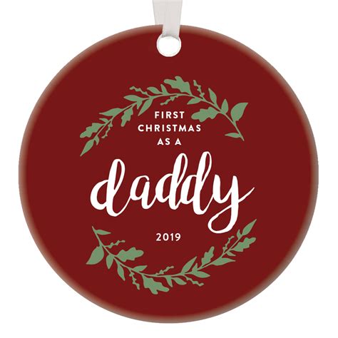 Best gifts for new parents 2019. First Time New Daddy Ornament 2019 Keepsake 1st Christmas ...