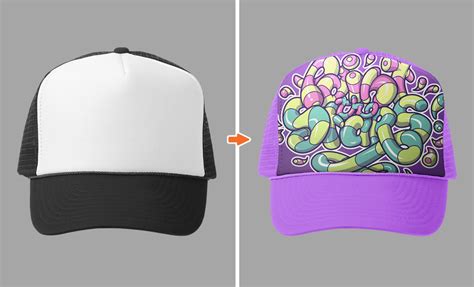 Photoshop Hat Mockup Template Pack