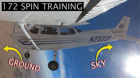 Spin Recovery Training In A Cessna 172 Youtube