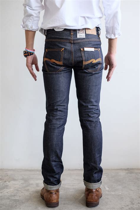 Nudie Jeans Grim Tim Dry Org Selvage Goods And Raw