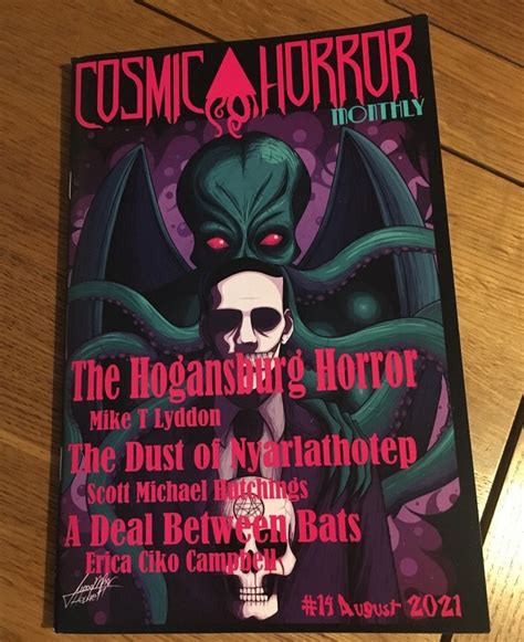 Signed Lovecraft Edition Of Cosmic Horror Monthly On Sale Now