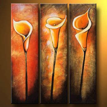 Wall art / wall stickers adds more drama to your house interiors. Simple Callas-Modern Canvas Art Wall Decor-Floral Oil ...