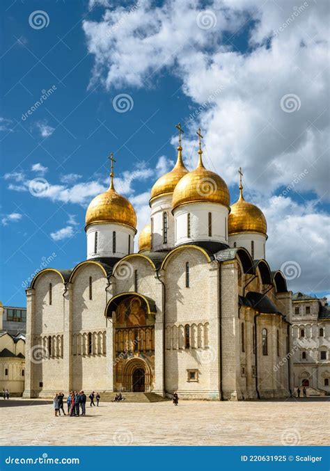 Inside The Dormition Assumption Cathedral In Moscow Kremlin Russia