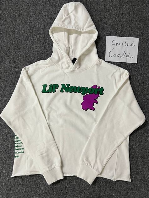 Vlone Ds Vlone X Awge Lil Newport Yams Day Hoodie Grailed