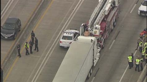 Naked Woman Shuts Down Highway ABC Houston