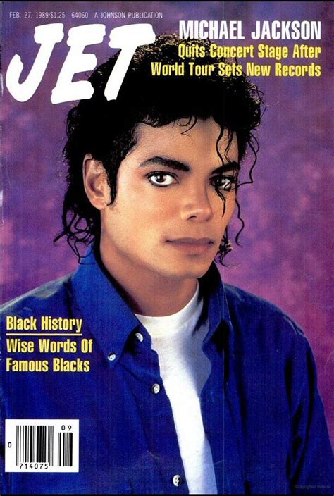 Jet 1989 Jet Magazine Michael Jackson Ebony Magazine Cover