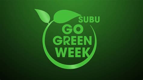 Go Green Week Youtube