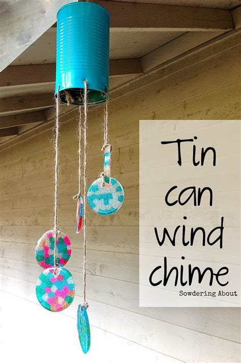 Sowdering About 20 Minute Tin Can Wind Chime Pony Bead Crafts Wind