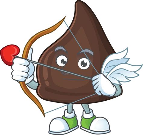 Chocolate Conitos Cartoon Character 20857901 Vector Art At Vecteezy