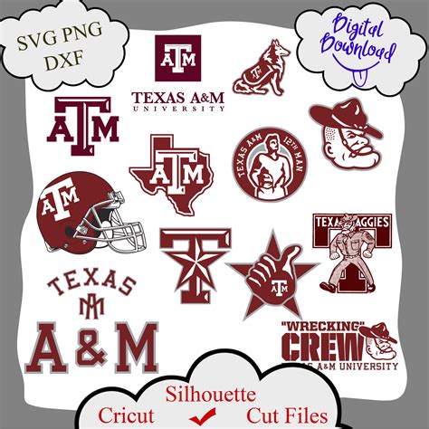 Texas A And M Aggies Logo Bundle A And M Aggies Logo A And Inspire