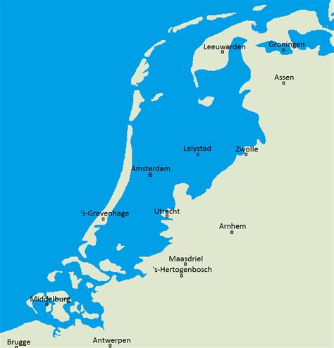 Jedes jahr müssen die deiche an der küste verstärkt werden. Is Holland Below Sea Level Map