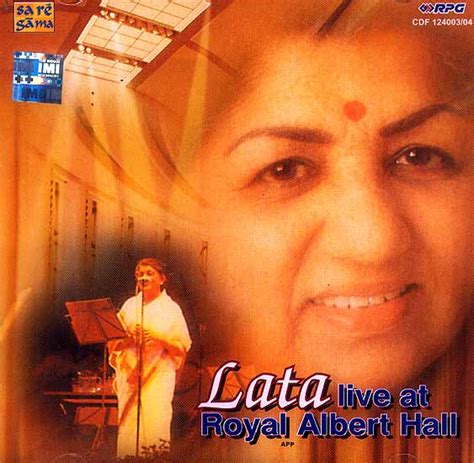 Lata Live At Royal Albert Hall Set Of 2 Audio Cds Exotic India Art