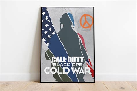 Call Of Duty Black Ops Cold War Poster Gaming Poster Wall Etsy