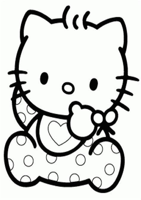 Kolorowanka Hello Kitty Obrazek Do Wydruku Nr 52