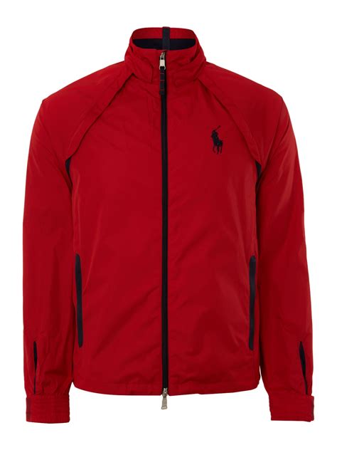 Lyst Ralph Lauren Golf Convertible Golf Windbreaker Jacket In Red For Men