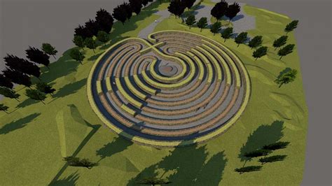 The Vast Classical Labyrinth Being Built In The Heart Of Cornwall