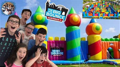 WORLDS BIGGEST JUMPING CASTLE THE BIG BOUNCE AUSTRALIA YouTube