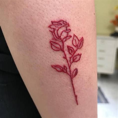 Small Red Ink Tattoo Ideas 15 Red Ink Tattoo Design Ideas Yunahasnipico