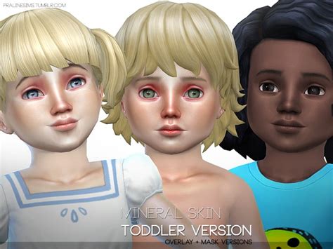Mineral Skin Toddler Version By Pralinesims At Tsr Sims 4 Updates