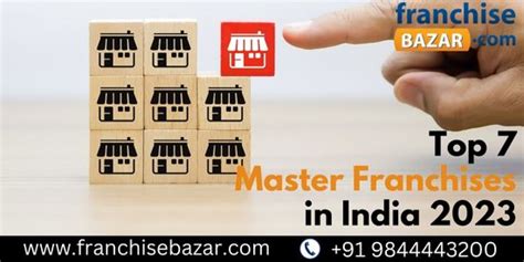 Top 7 Master Franchises In India 2023