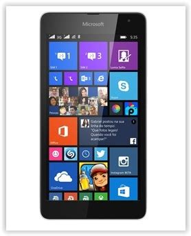 It was launched in bright orange, bright green, dark grey, and white colours. Tudo sobre o Microsoft Lumia 535 + avaliações - OArthur.com