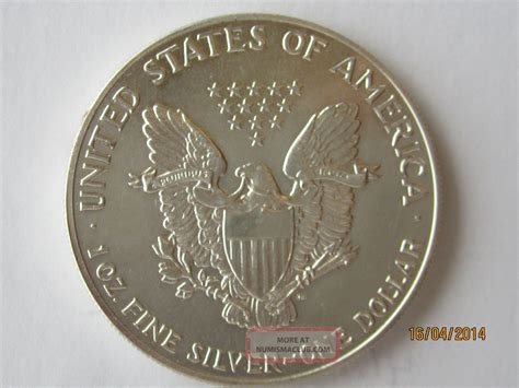 1986 Silver American Eagle Marked 1 Oz Fine Silver One Dollar