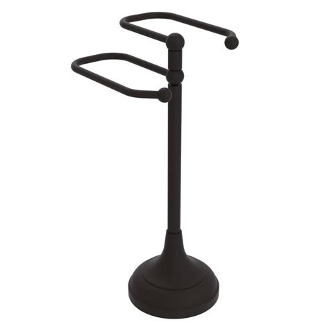 Allied Brass Oil Rubbed Bronze Freestanding Towel Rack At