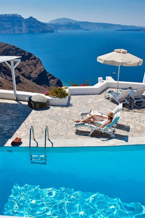 Pool At The Canaves Oia Hotel Santorini With Images