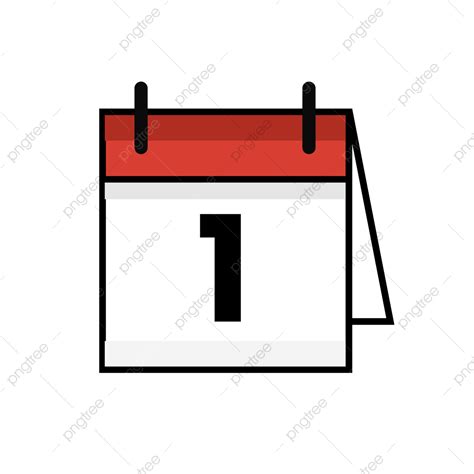 Calendar Red Clipart Png Images 1st Red Calendar Icon One Icon