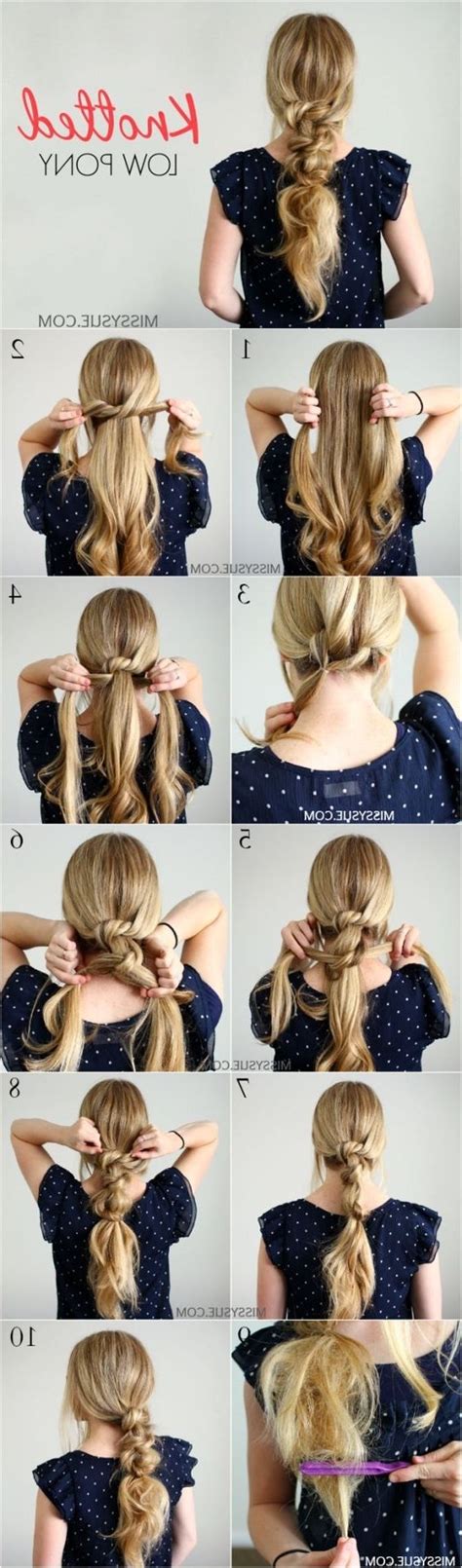 20 Best Ideas Knotted Ponytail Hairstyles