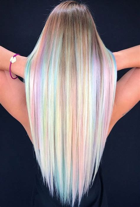 Rainbow Opals Are My Favorite Hair Color Rainbow Hair Color