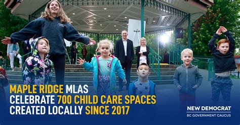 Maple Ridge Mlas Celebrate Over 41 Million In Funding 700 Child Care