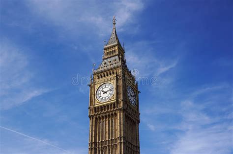 Big Ben Elizabeth Tower Clock Face Palace Of Westminster London Uk