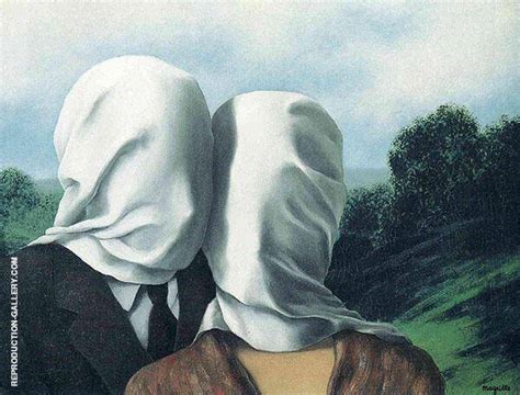 The Lovers 1928 By Rene Magritte Oil Painting Reproduction