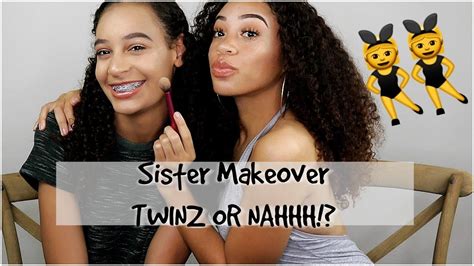 Transforming My Sister Into Me Challenge So Funny Sister Makeover