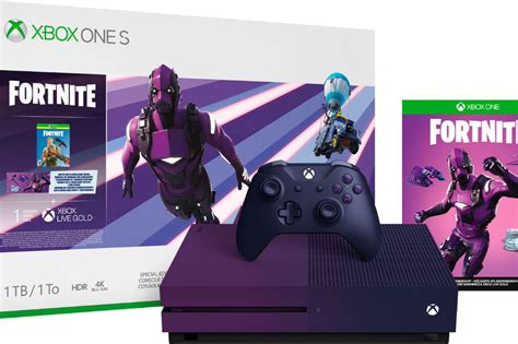 Leaked Images Reveal Microsofts Purple Xbox One S For Fortnite Fans