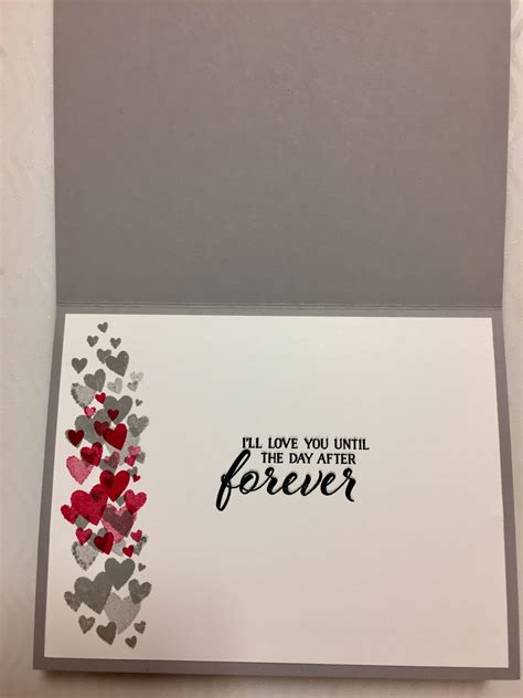 Inside Of A Masculine Valentine Card Forever Lovely By Stampin Up
