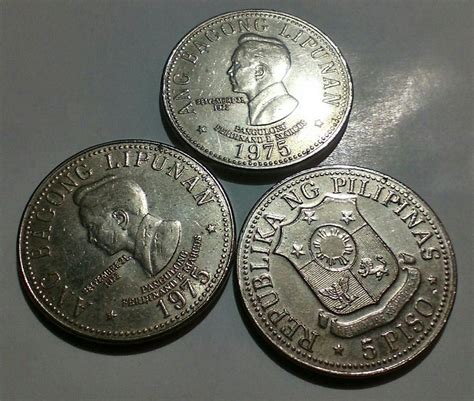 The page provides the exchange rate of 1000 philippine peso (php) to malaysian ringgit (myr), sale and conversion rate. 1975 Philippines 5 Peso Coins | Coins, Personalized items ...