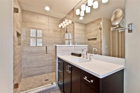 A lack of homes on the market coupled with soaring prices is leading more homeowners to kitchen remodel time? River Oaks bathroom renovation - Transitional - Bathroom ...