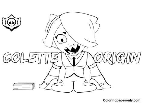 Brawl Stars Coloring Page Colette Coloringbay Vrogue Co